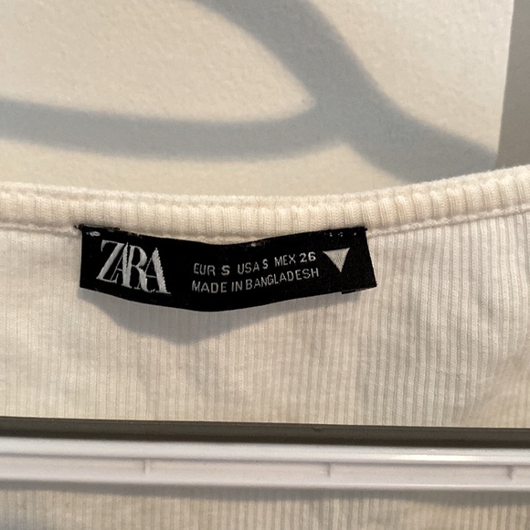 Zara Gathered Crop Top - Picture 3 of 4